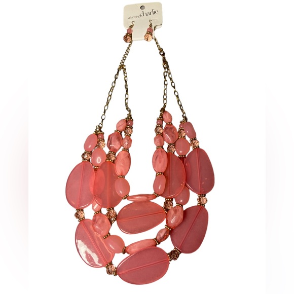 Charming Charlie Earring and Necklace Set - Picture 1 of 3